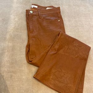Frame leather pants
